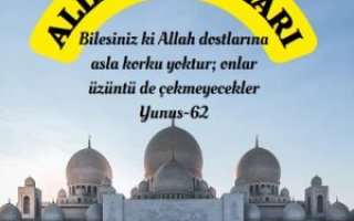 Evliyanın hizmeti nimettir