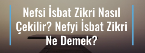 Nefy ü isbat zikri
